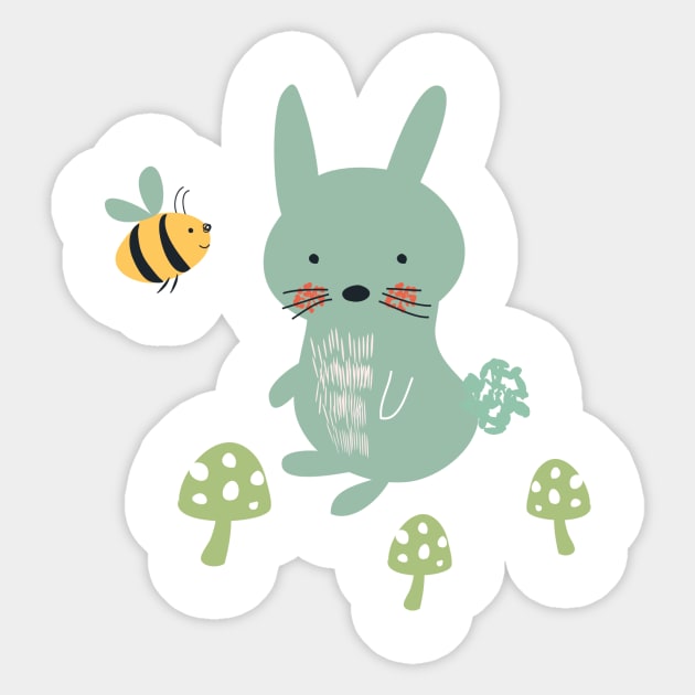 Cute bunny Sticker by tfinn